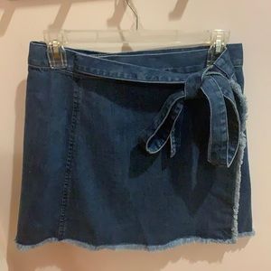 Madewell Wrap Denim Skirt